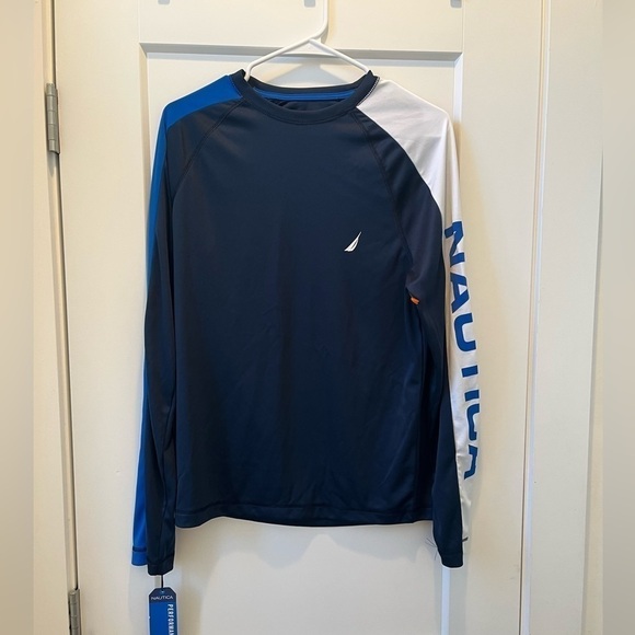 NWT COLORBLOCK RASH GUARD SWIM SHIRT size small - Picture 2 of 4